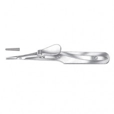 Arruga Micro Needle Holder Straight - With Lock Stainless Steel, 13.5 cm - 5 1/4"